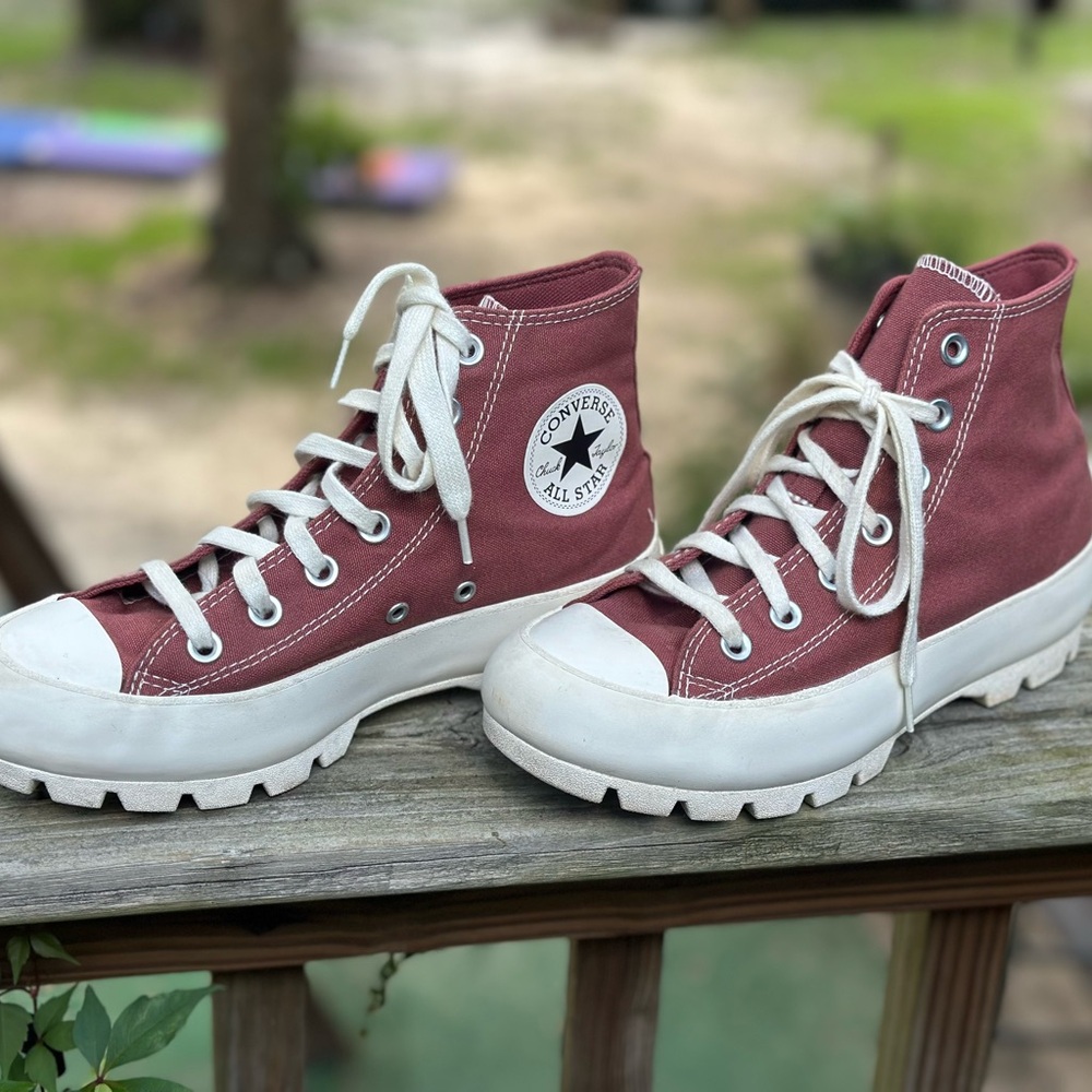 Converse High-Top Sneakers Mauve/Orchid and White